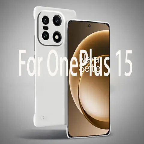 Frameless Slim Matte Hard PC Back Cover Case For OnePlus 15 OnePlus15 5G ShockProof Fundas Coque
