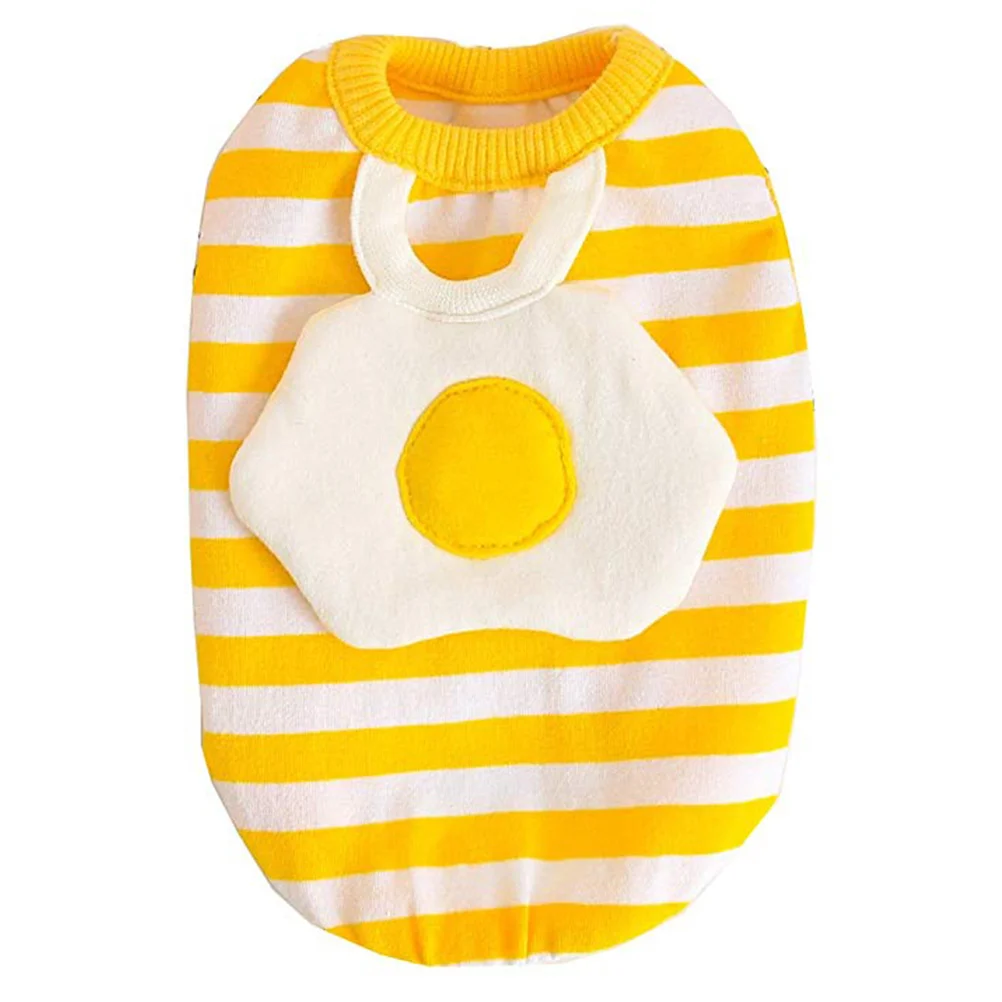 

Vest For Dogs Yellow Size L Egg Pattern Design Durable Outdoor Egg Pattern Vest Walking Use Dog Clothes Pet Supplies