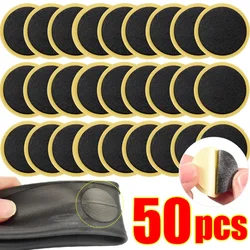 10/30/50pcs Bicycle Glue-free Tire Patches Bike Tire Patch Tool Without Glue No-glue Adhesive Quick Drying Bike Accessories