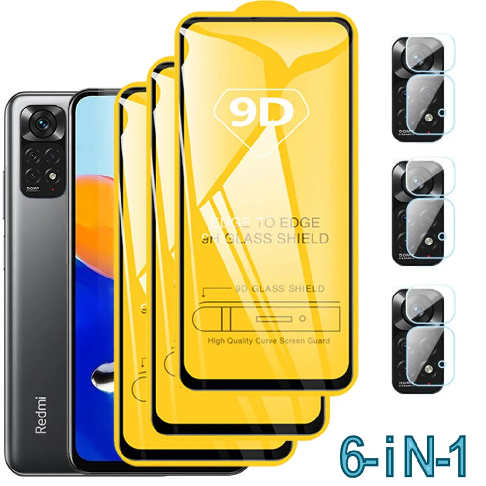 Protetor de Tela para Xiaomi Redmi Note, Vidro Temperado, Redmi Note 11, 10 Pro, 10 C, 5G, 11S