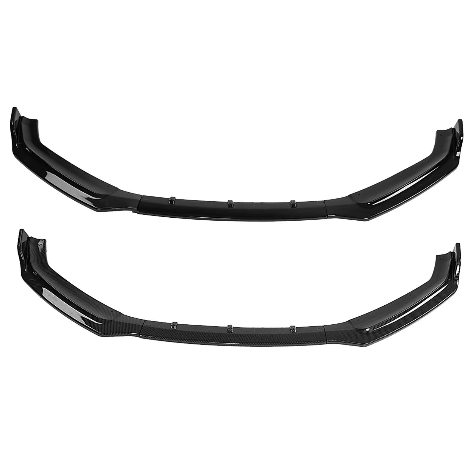 

Bumper Add on Lip Bumper Splitter Fins Front Bumper Diffuser Car Front Bumper Canard Lip Splitter Body Shovels for B9 17‑18