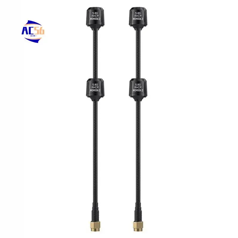 

AC56-2PCS Momoda2 5,8G двойная антенна SMA двухъядерный RF для DIY RC FPV дрон квадрокоптер аксессуары для фристайла