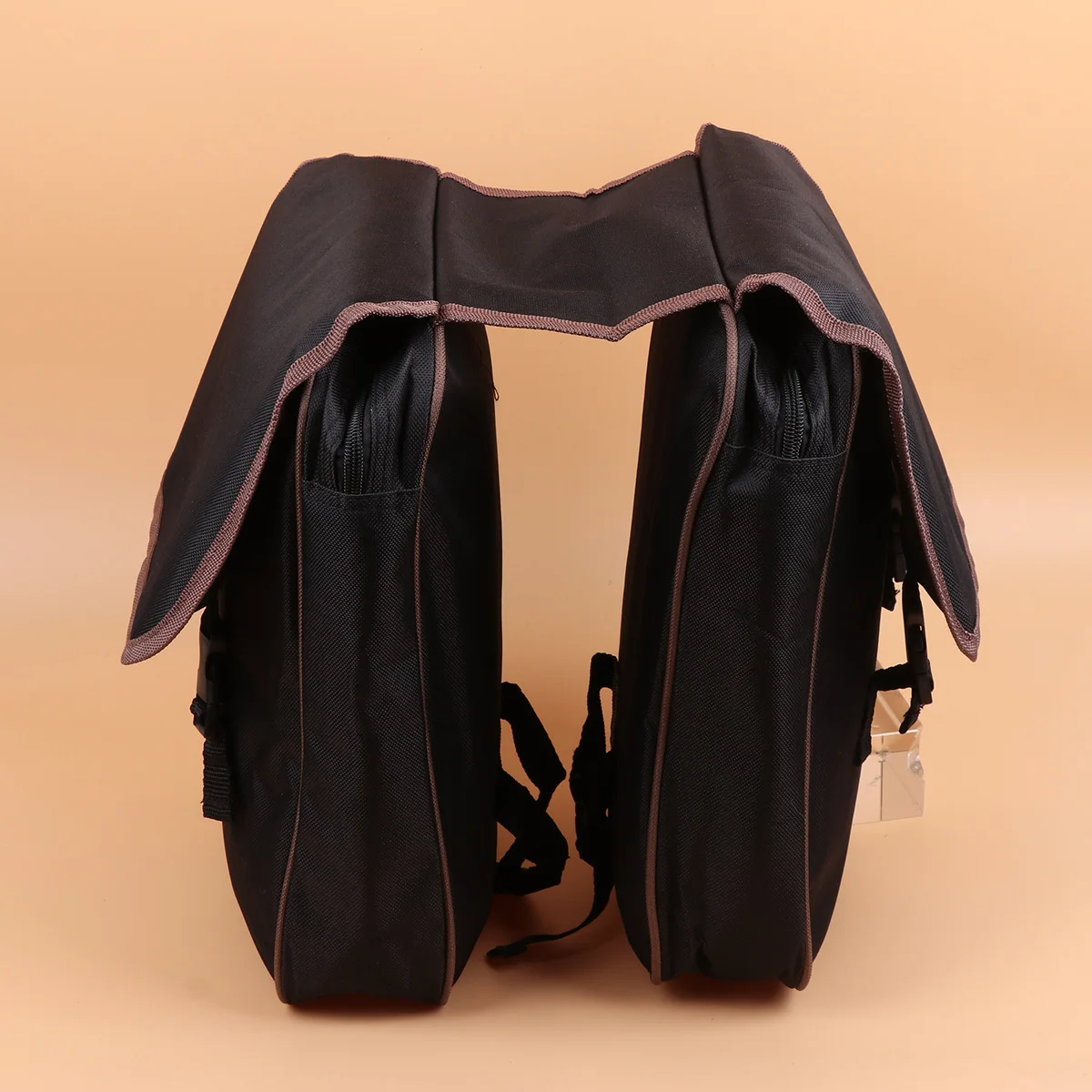 Rear Seat Bag Bike Saddle Bag Large Capacity Nylon Flap Zipper Pouch Durable Lightweight Cycling Accessories for Road Mountain