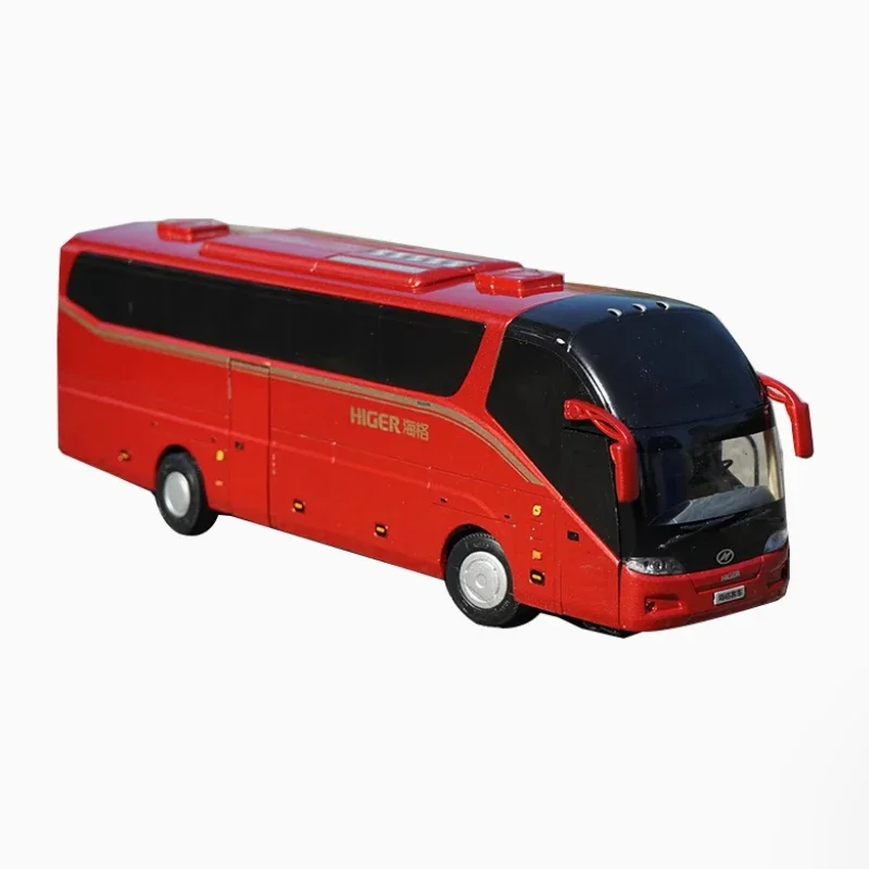 

Original 1:42 Scale Higer KLQ6127BAE51 Highway Coach Model, Alloy Simulation Higer Tour Bus Replica for Gift