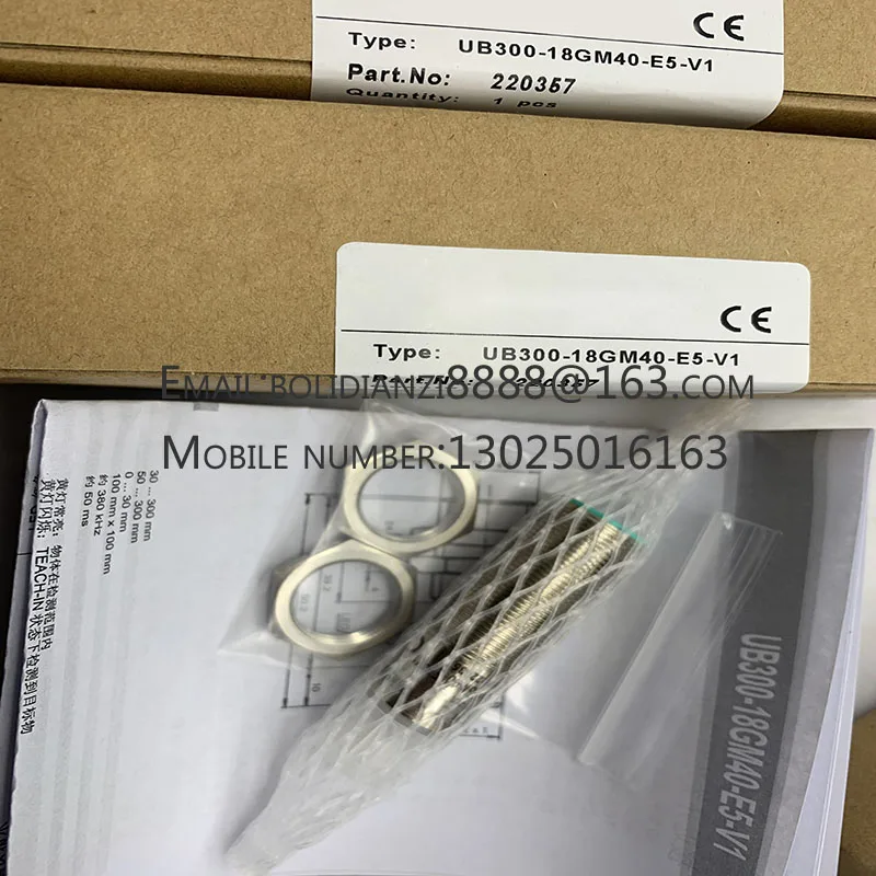 

Brand new and original UB500-18GM75-I-V15 UB300-18GM40A-E4-V1/-E5-V1 UB300-18GM40-E5-V1 UB500-18GM45-U-V15 Ultrasonic sensor