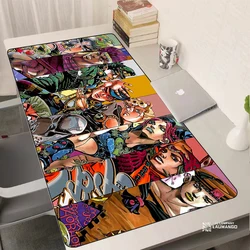 PC Gamer Joseph Joestar Mouse Pad Cabinet Keyboard Gaming Accessories Jojo Bizarre Adventure Laptop Rug Large Lock Edge Mousepad