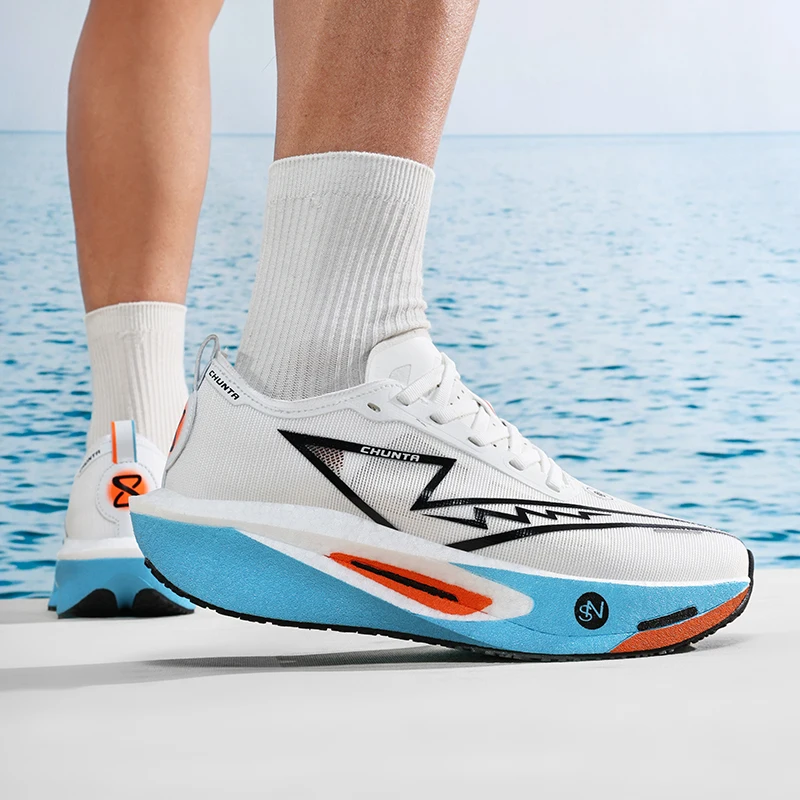 أحذية الجري الكربون مجلس التخصص ماراثون الرجال الرياضة تنفس خفيفة الوزن المرأة مريحة رياضية عدم الانزلاق أحذية رياضية #5