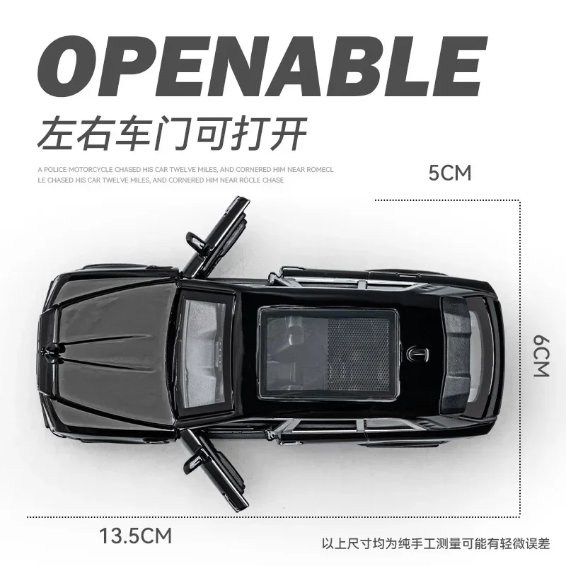 1:36 Cullinan SUV Simulation Legierung Auto Modell Sound Licht Zurückziehen Auto Sammlung Geschenk Kinder Spielzeug