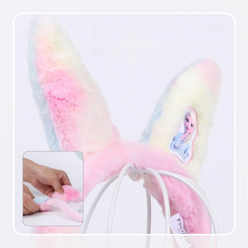 Miniso ディズニー子供用エアバッグイヤーカップぬいぐるみ耳暖かい耳ケアカバーガールプリンセスアイシャ耳カバー耳バッグ冬