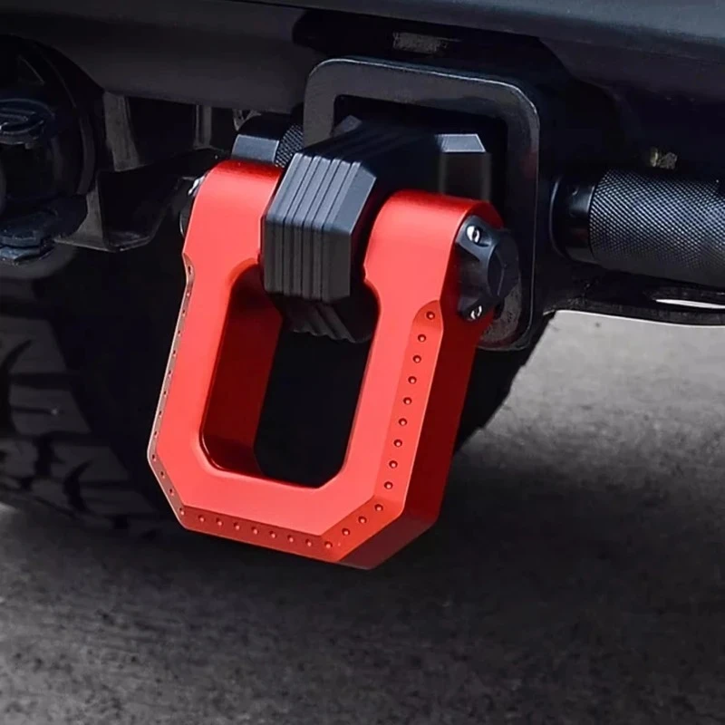 Para ford ranger 2023-2024 gancho de reboque braço cnc anel de tração de reboque traseiro equipamento fora de estrada acessórios de modificação interior