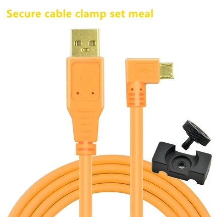 Cable naranja USB 2,0 a Micro USB de 5 pines, Cable de cámara en línea de alta calidad A7S2 A7S A7R a7M, SLR en miniatura, 3M/5M/8M