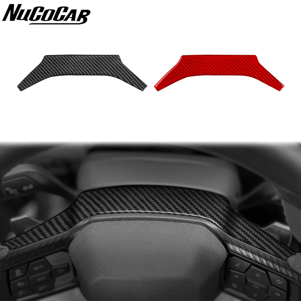 autocollant-decoratif-interieur-de-volant-en-fiber-de-carbone-revetement-d'habillage-de-panneau-superieur-accessoires-de-voiture-pour-ford-mustang-gt-2024-2025