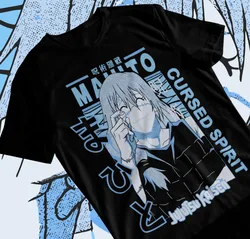 Jujutsu Kaisen Mahito Curse Anime Camiseta de Manga corta, camiseta suave