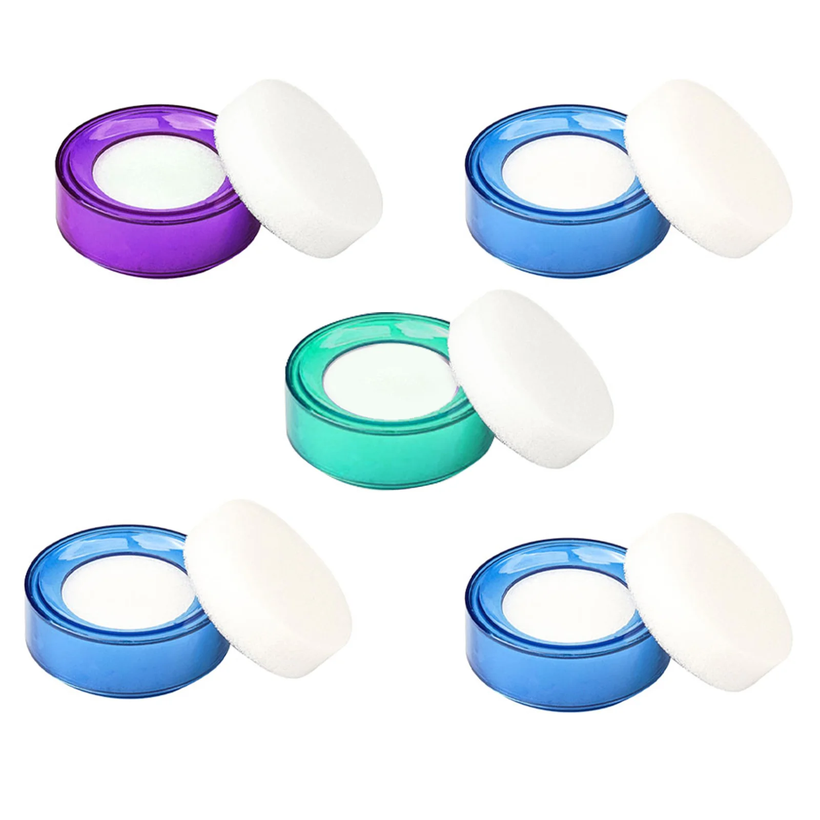 5 pçs umidificador de ponta do dedo para papel eficiente leve banco dinheiro acessórios dedo umidificador ferramenta