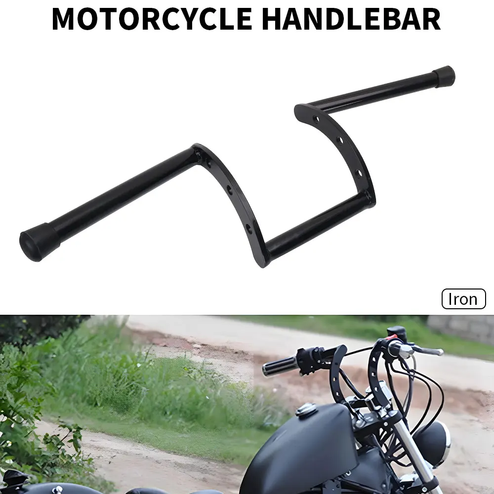 7/8" 22mm Lenker Z Bar Universal Eisen für Drag Bobber Chopper Cruisers Softail Dyna Sportster Motorräder Zubehör