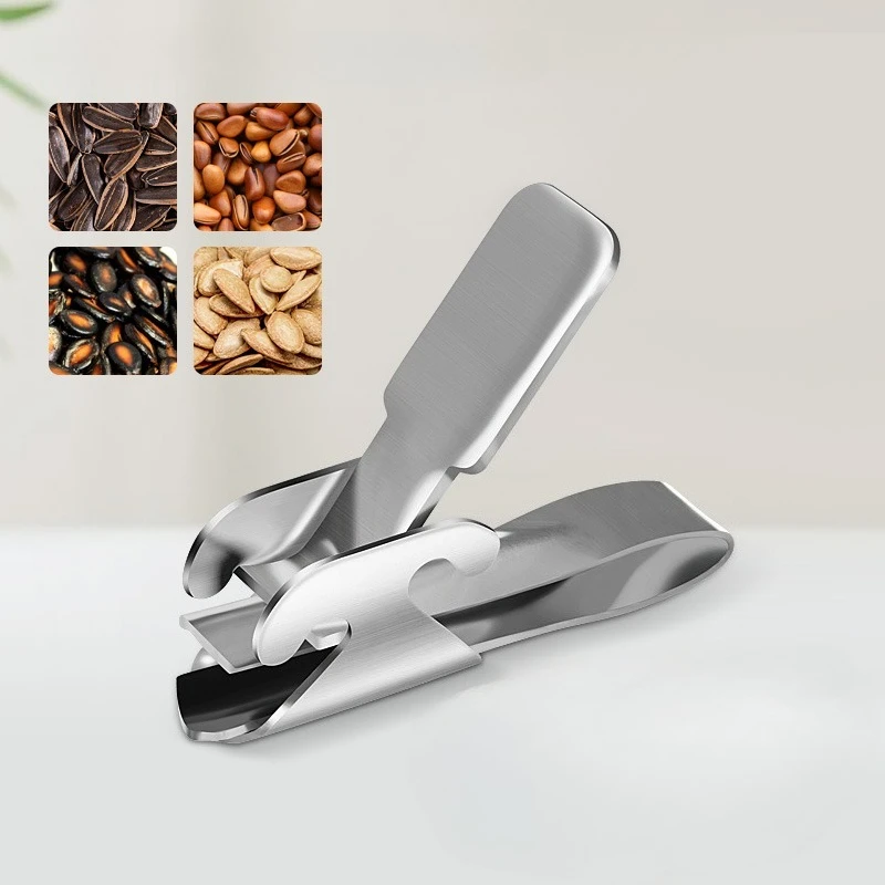 

"Must-Have Kitchen Helper! Melon Seed Peeler & Nut Sheller - Opens Seeds, Nuts, Peanuts Easily. Perfect for Parties, Snacking"