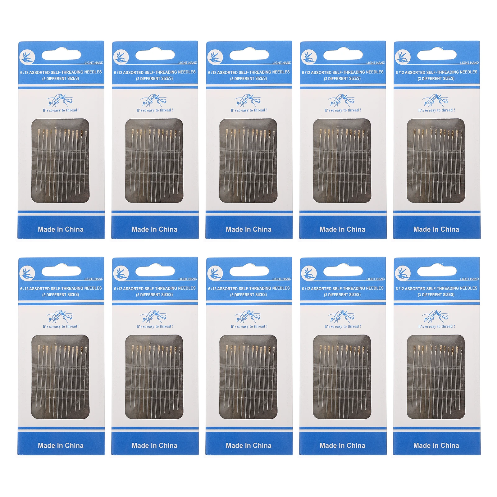 

120pcs Sewing Steel Blind Needle Stitching Craft Projects Home Use Crafting Projects Needle Durable sewing supplies