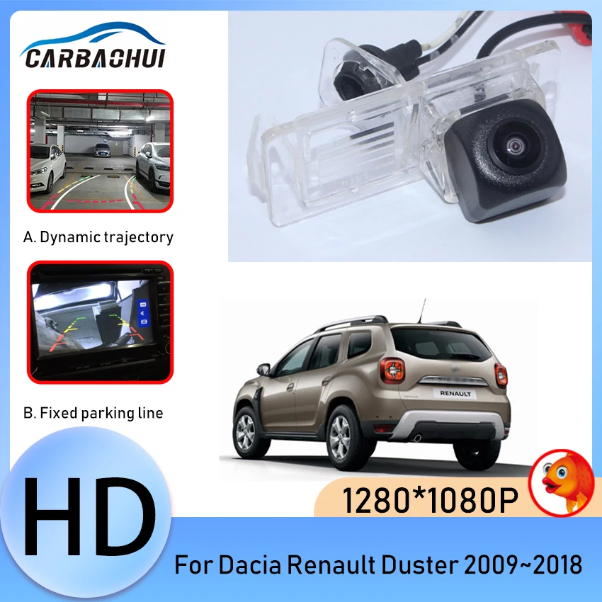 

Night Vision Rear View Camera Reversing Camera Car Back up Camera HD CCD Vehicle For Dacia Renault Duster 2009~2016 2017 2018