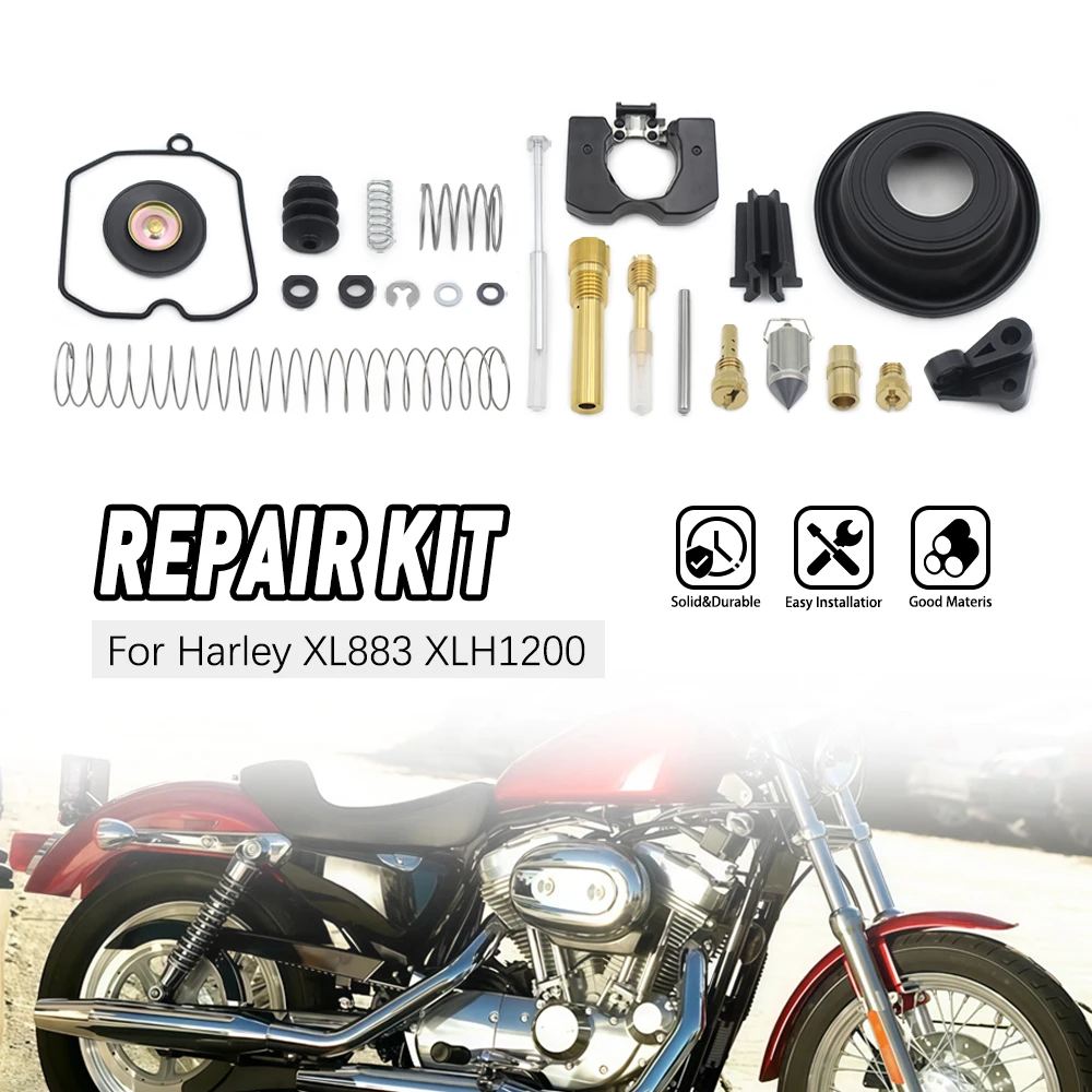

Carburetor Repair Fix Kit Rebuild Tool For Harley Davidson CV40 27421-99C 27490-04 CV 40 Carb