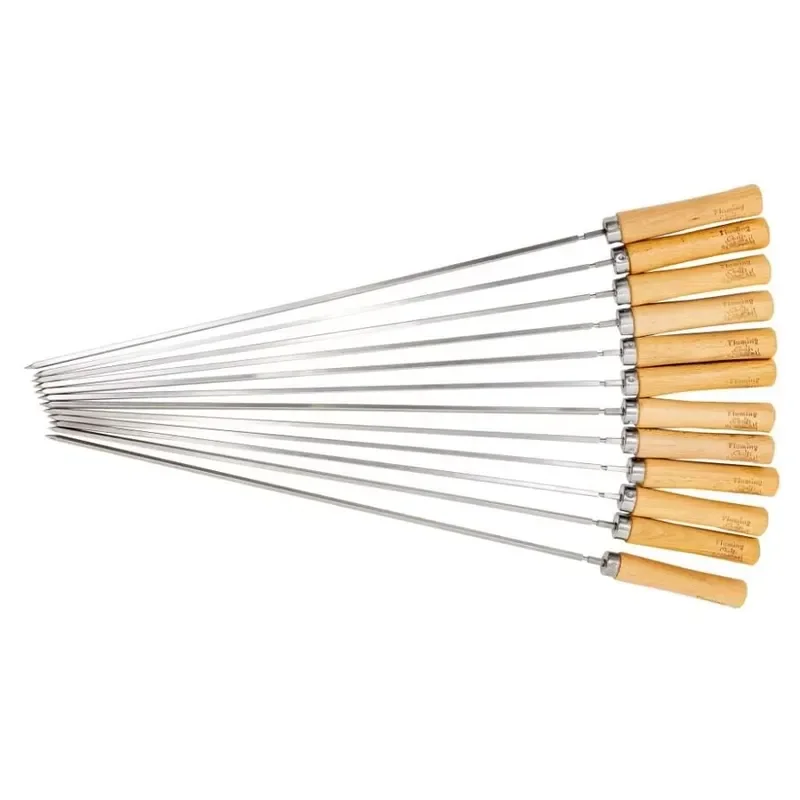 304 Stainless Steel Kebab Rotary Rack for Charcoal BBQ Grill Outdoor Garden Kitchen Cooking Accessories Heavy Duty Skewer