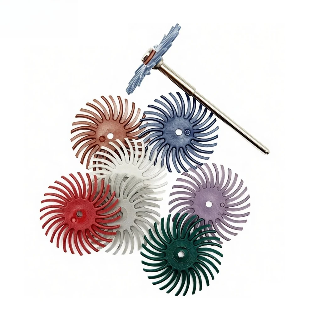 10pcs Durable Spiral Grinding Disc with 1pc 2.35mm Shank for Jewellery Making Repair Polishing Wheel Abrasive Tool Jewelry Tools
