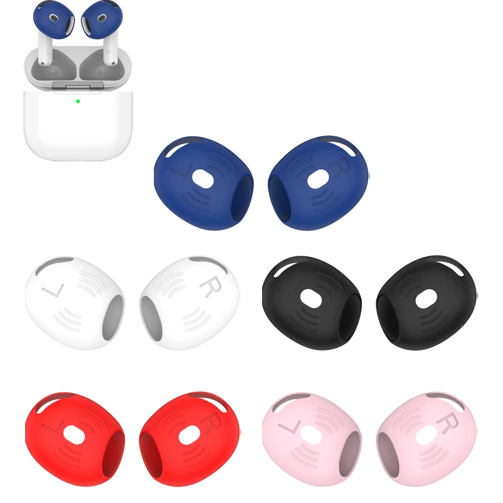 

5 pair Silicone Tips For AirPods 4 Generation Ear Tips Anti Slip Cover Earplugs Ear Caps Anti Fall Anti Allergi Headphone Eartip