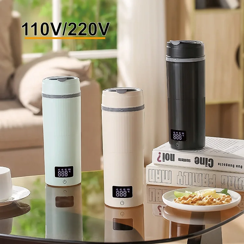 110v-220v-electric-hot-water-cup-portable-304-stainless-steel-electric-kettletemperature-control-kettle-400ml-keep-warm-cup-300w