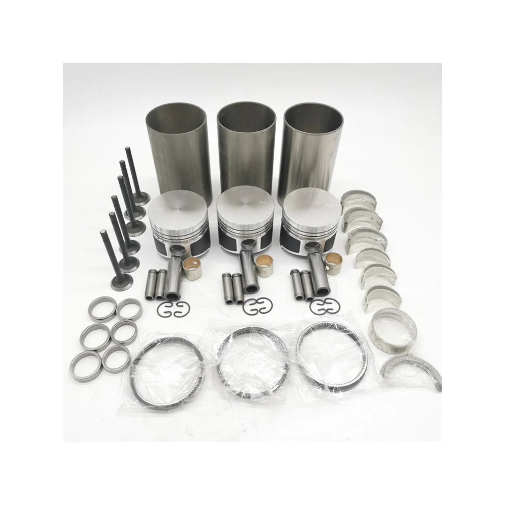 For Kubota D1402 D1402DI Engine Rebuild Kit & Valves Excavator Bobcat Loader