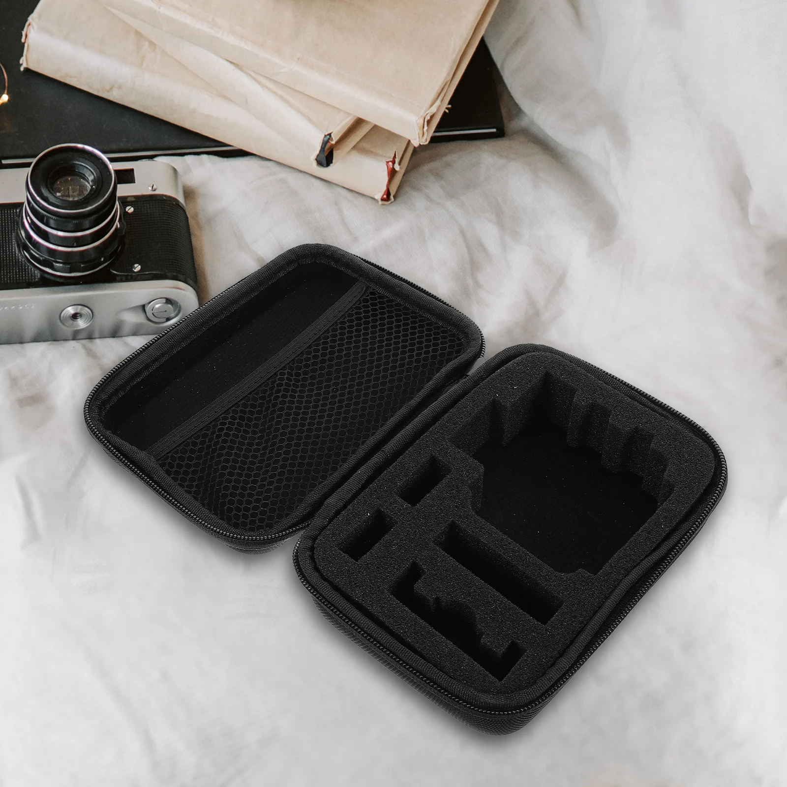 

Small Camera Bag with Handle Outdoor Carrying Case Travel Zipper Protective Pouch for Photography Adventure Small Camera Bag