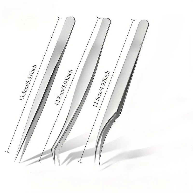 مجموعة إبر مطورة مكونة من 3 قطع، إبرة الرؤوس السوداء، أداة إزالة البثور للاستخدام المنزلي، تصميم مقاوم للخدش، البثور/الرؤوس السوداء/الرؤوس البيضاء #3