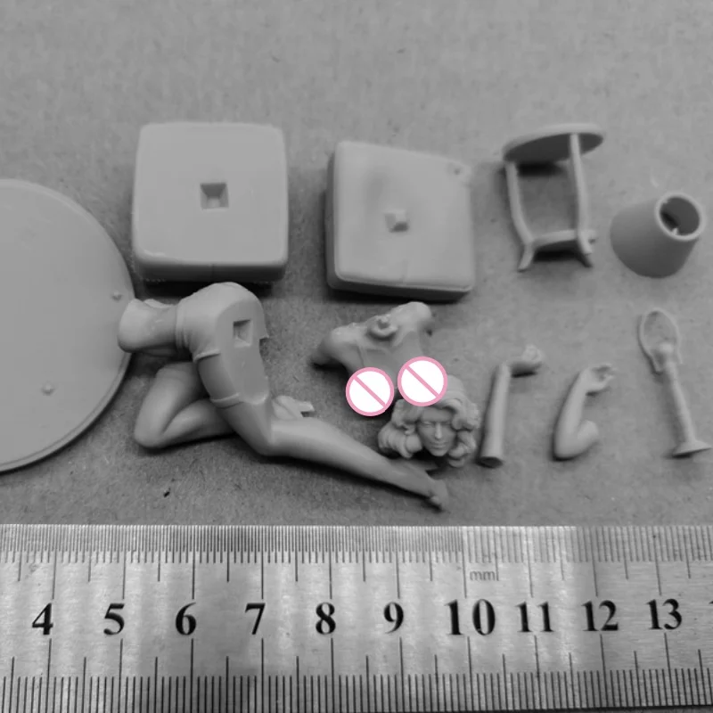 Agente eva 1/24 escala resina figura modelo kit fundição minis figura desmontado e sem pintura hobby diorama brinquedos