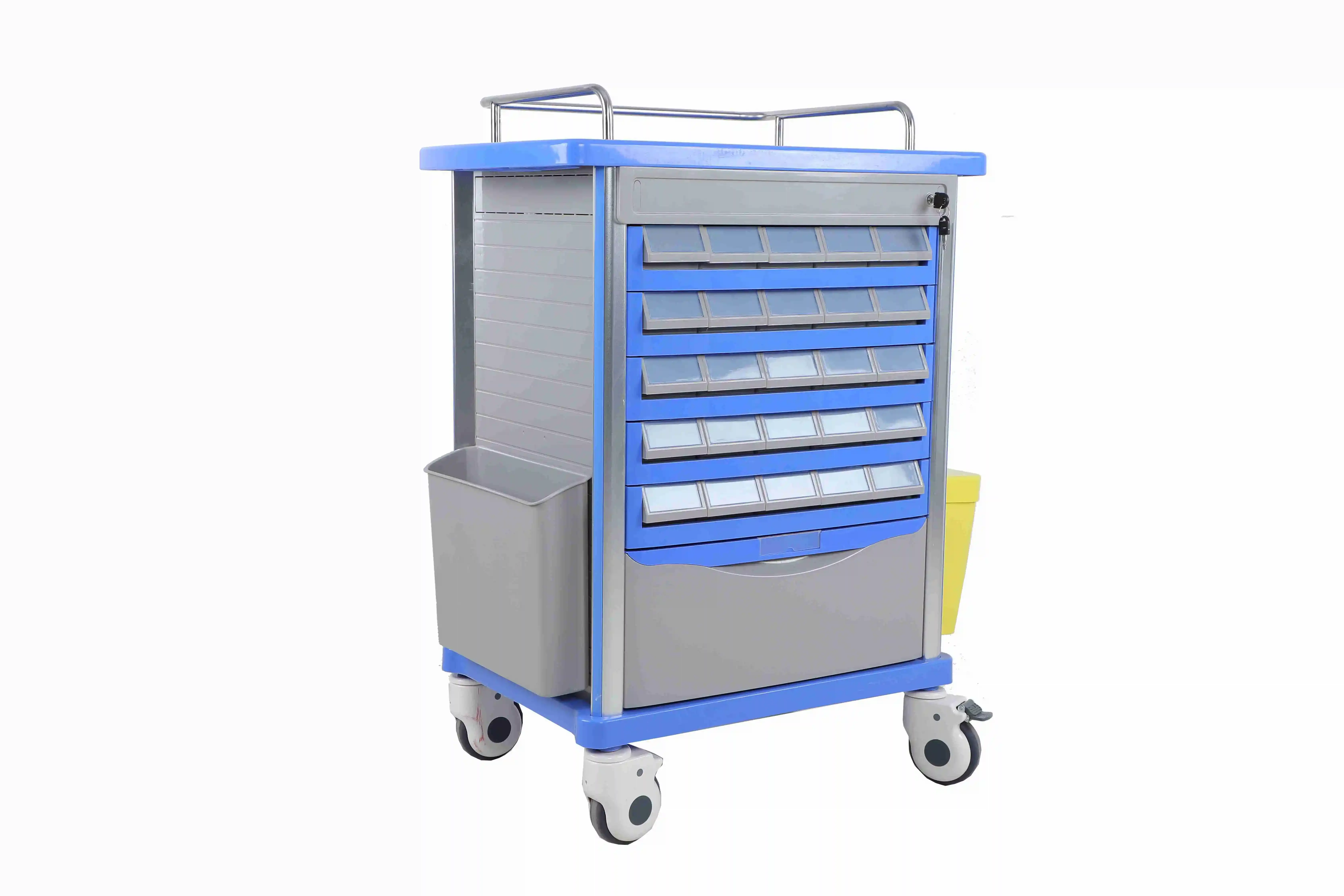 GINEE مستشفى عالي السعة Abs عربة الطوارئ عربة طبية عربة طبية للمستشفى #3