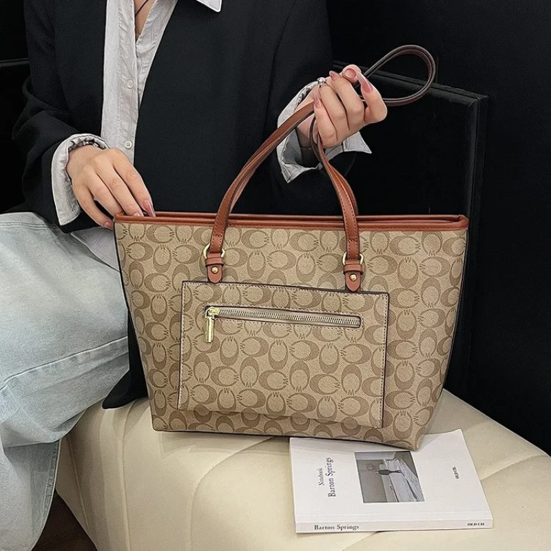 

Модная женская сумка из кожи с ромбовидным принтом и высококачественным повседневным стилем ​