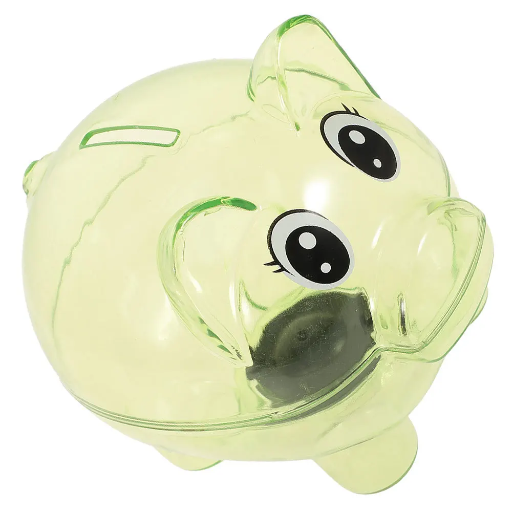 Sparschwein Für Kinder Klar Kunststoff Geld Topf Schwein-Förmigen Münze Box Transparent Spardose Kinder Geburtstag Geschenk Haushalt