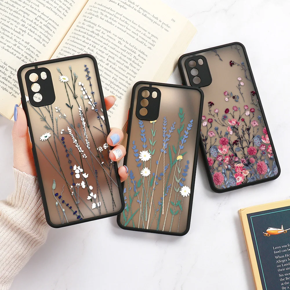 Fundas For Xiaomi 11T Mi 11 Lite 10T Pro Flower Case For Xiaomi Redmi Note 10 11 Pro 7 8 9 11S 10 9 9A 9C 9T 10C Case Shockproof