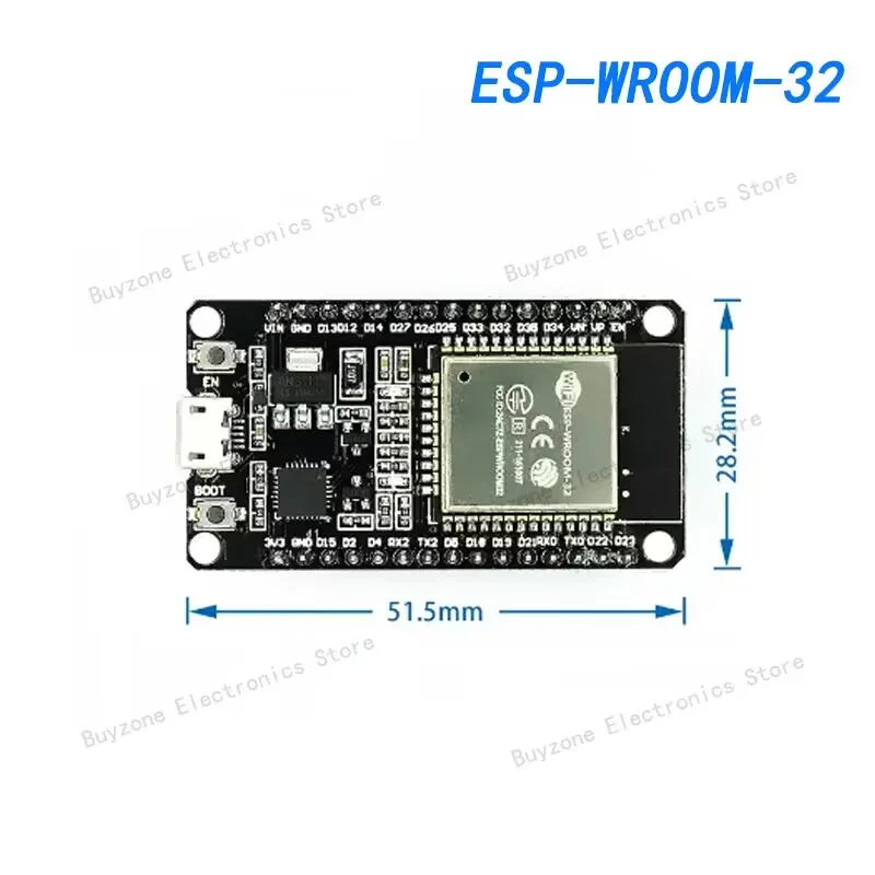 ESP-WROOM-32 ESP32 ESP-32S scheda di sviluppo 2.4GHz Dual-Mode WiFi + Bluetooth Dual core microcontrollore processore integrato