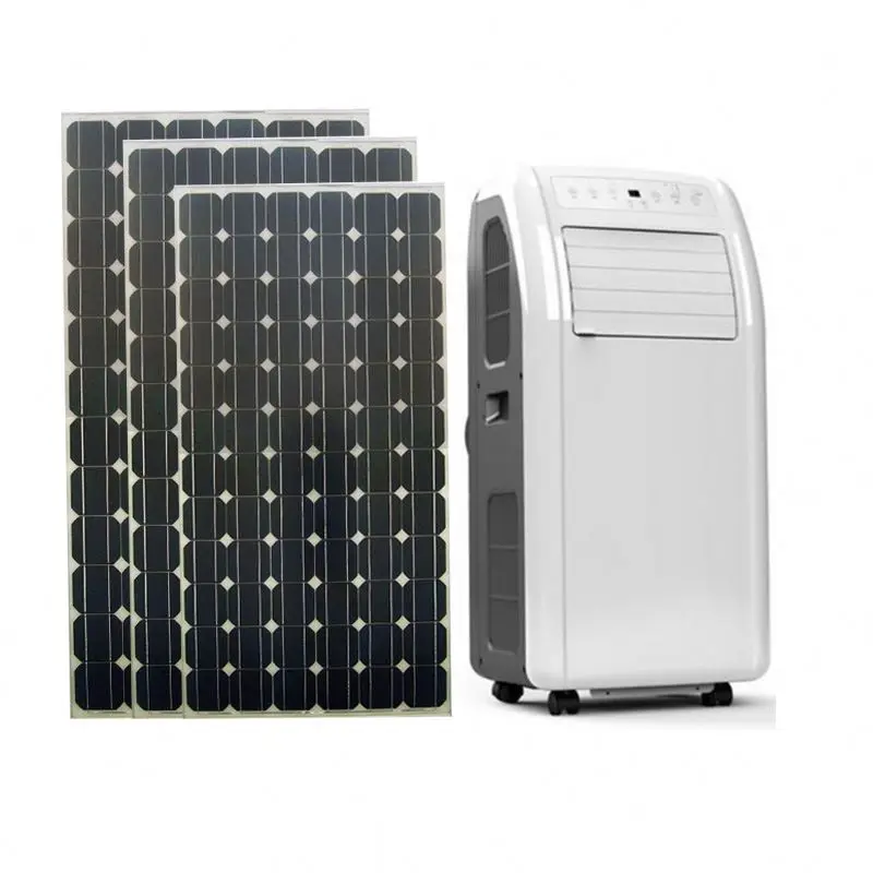 R134a 9000Btu 0,75 tonnellate 1P DC inverter 100% solare Dc 48V campeggio utilizzando condizionatore d'aria portatile ad energia solare