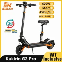 2025 HOT EU warehousel KUKIRIN G2 PRO Electric Scooter 48V 15.6AH 600W Motor Max Speed 50KM/H Mileage 55KM Kickscooter with Seat