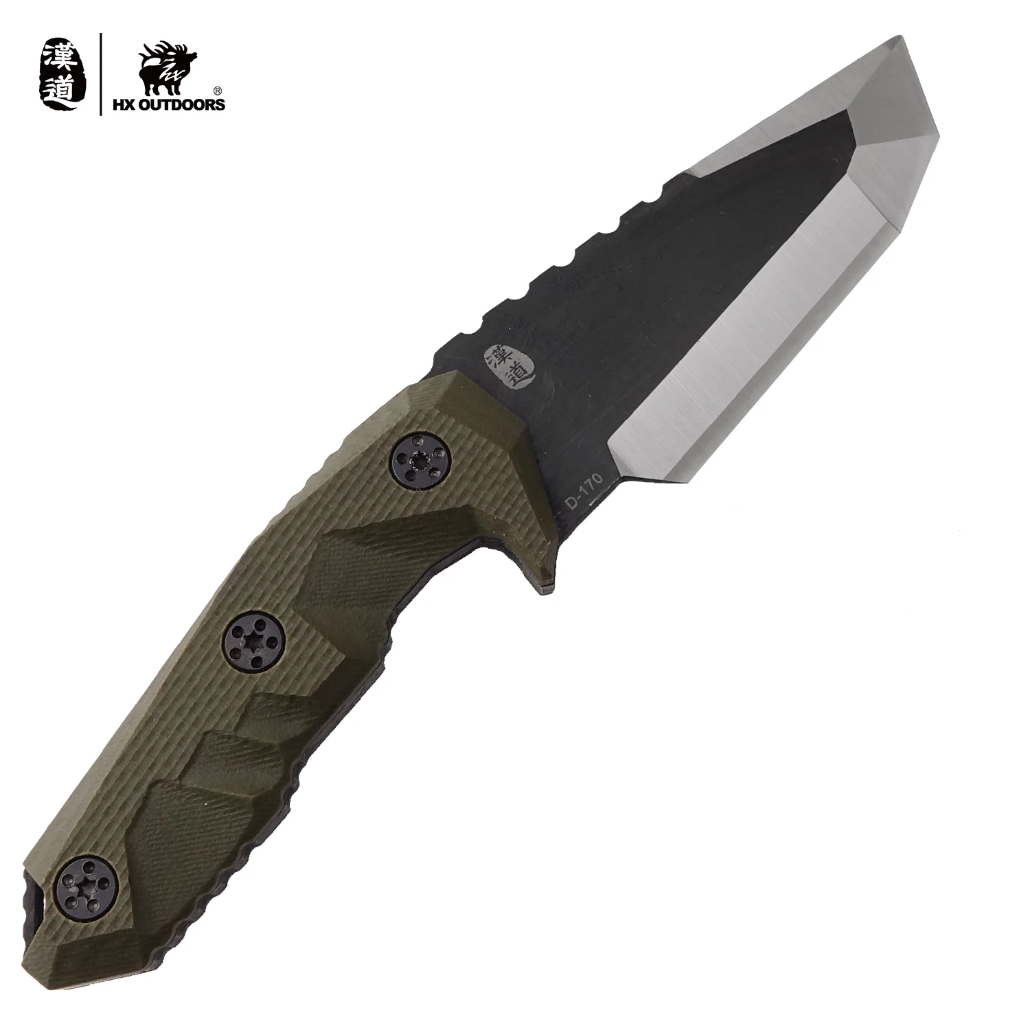 HX OUTDOORS MINI Mercenary High D2 Stainless Steel Camping Hunting Army Survival Knife Outdoor Tools 59HRC Tactical Knives