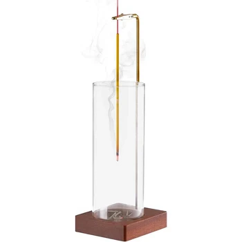 תוחם קיטור, תוחם קיטור למקלות, תופס אפר זכוכית נשלף, שורף קיטור ללא הפרעה, מדיטציה, יוגה, ספא