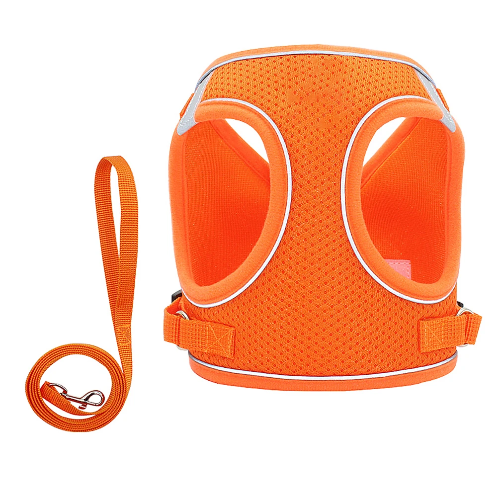 

Vest-style Dog Leash Harness for Small Dogs Training Puppy Outdoor Cute Chain Ring
