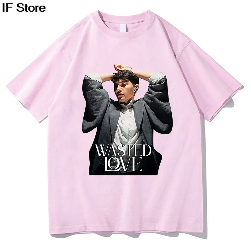 JJ Wasted Love Camisetas Homens Mulheres Moda Harajuku Unissex Verão Moda Camisetas de Algodão Camisetas Casuais Estéticas Fãs Top Tees