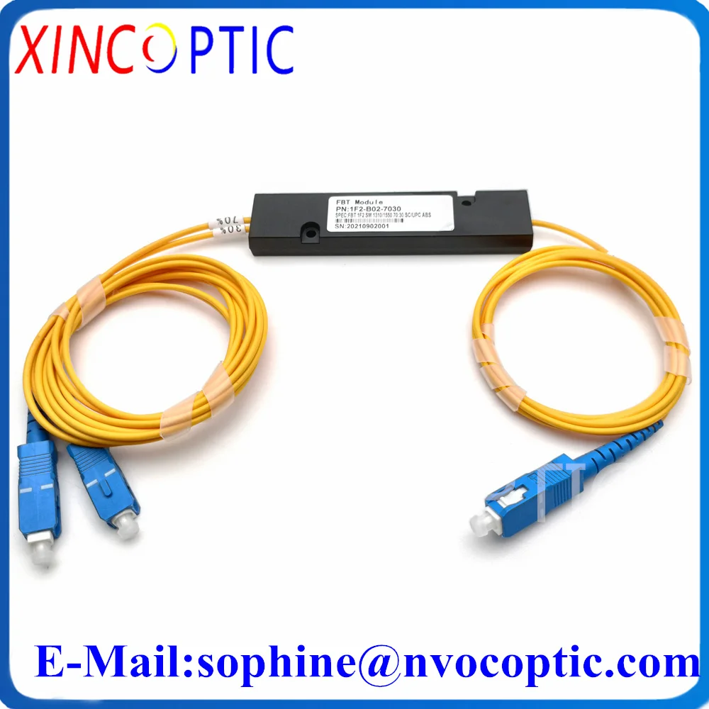 

5/95,1X2 FBT 1310/1550nm SC UPC Fiber Coupler,1*2 10/90 15/85 20/80 25/75 30/70 65/35 40/60 50/50 55/45 2Way Optic PLC Splitter