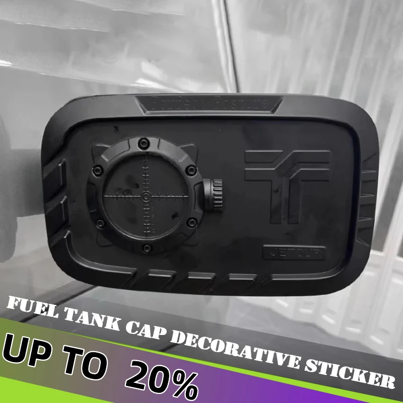 

Auto Mecha Fuel Tank Cap Decorative Sticker Fit for Jetour Traveller T2 2023 2024 2025 Modified Car Exterior Accessories