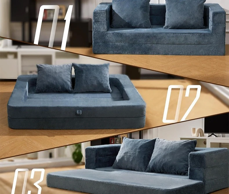 Leisure sofa cushion pet person dog lazy sofa combination cushion compressed sponge three-person sofa