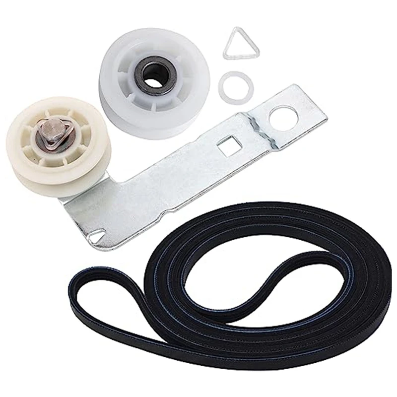 661570 & 279640 & W10837240 Dryer Belt And Pulley Kit Replacement Parts, Dryer Wear Replacement Accessories Fits Most Dryers