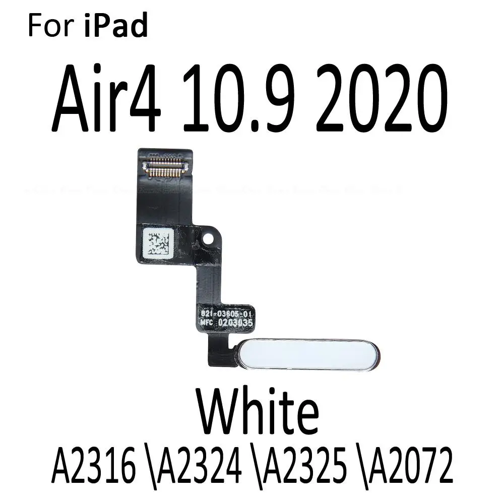 Touch ID Power Button Key Fingerprint Connection Sensor Scanner Flex Cable For iPad Air 4 A2316 A2324 A2325 mini 6 A2567 A2569