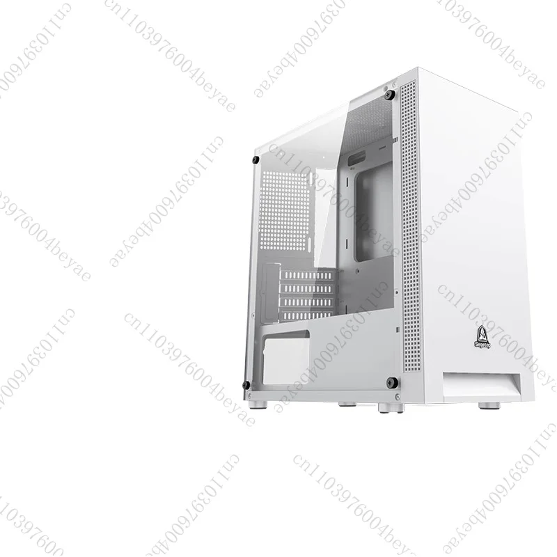 

Шасси белое акриловое боковое проникновение компьютерное шасси настольное мини-маленькое хост-шасси matx