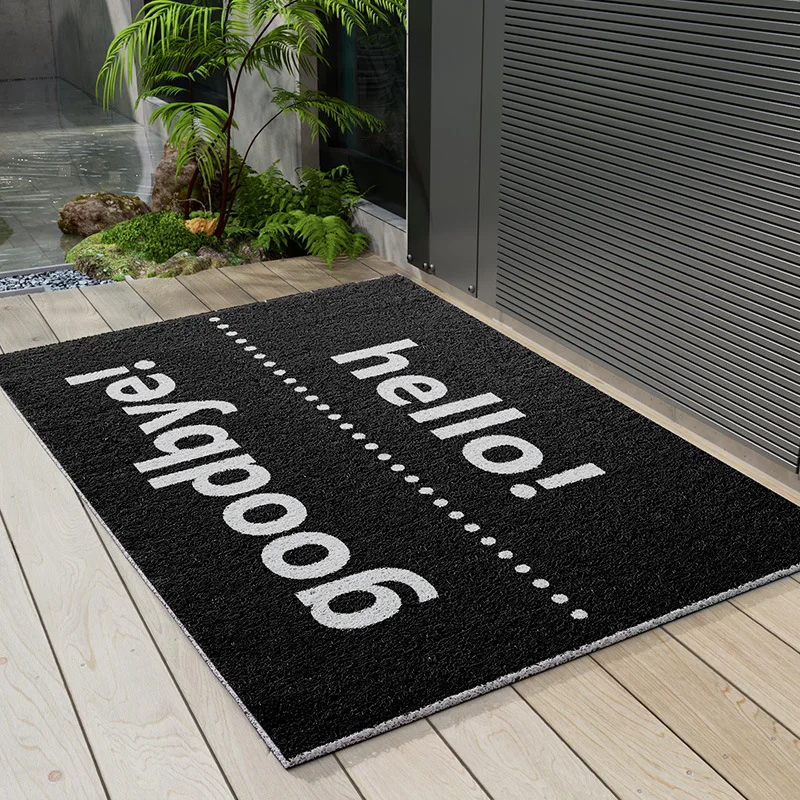 Imagem -05 - Pvc Entrada Capacho Non-slip Mat pé Tapete ao ar Livre American Retrohome Decor Tapete Personalizado Pode Ser Personalizado Hotel e Shopping