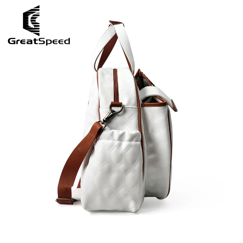 Modern Tennis Racquet Bag High Quality PU Women Girls Badminton Squash Tennis Racket Storage Bag Large Capacity Tenis Sports Bag